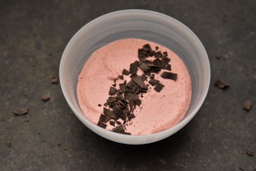 Strawberry Cheesecake Protein Pudding